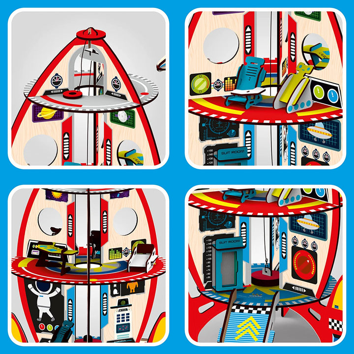 Webby DIY Rocket Spaceship Playset Doll House