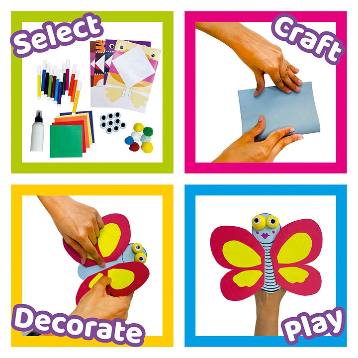 Webby DIY Art and Craft Hand Puppet Activity Kit