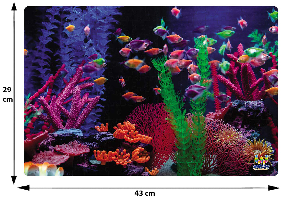 Webby Aquarium Fishes Jigsaw Puzzle, 252 pieces