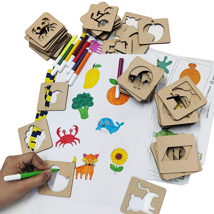 Webby Creative Drawing Wooden Kit
