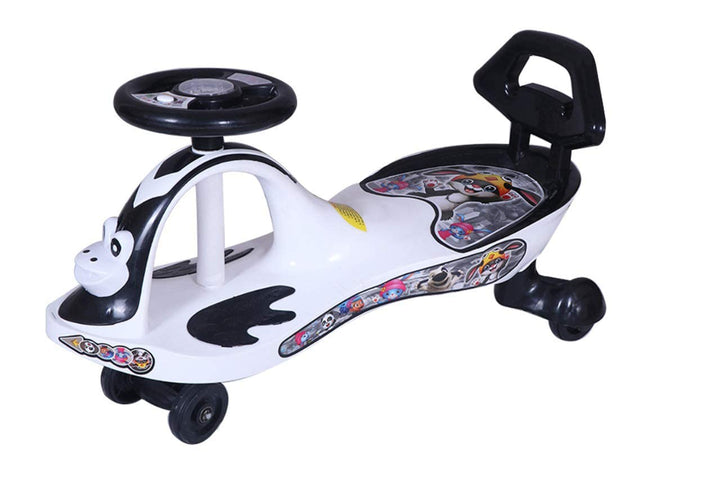 Webby Free Wheel Panda Magic Car Toy with Back Rest for Kids