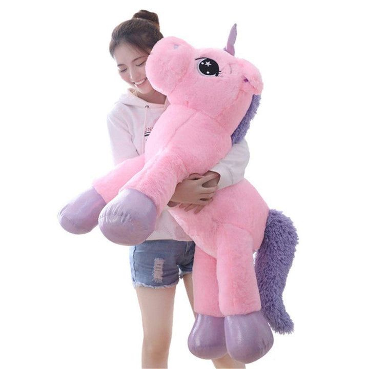 Webby Big Size Funny Unicorn Stuffed Animal Plush Toy, 100CM,