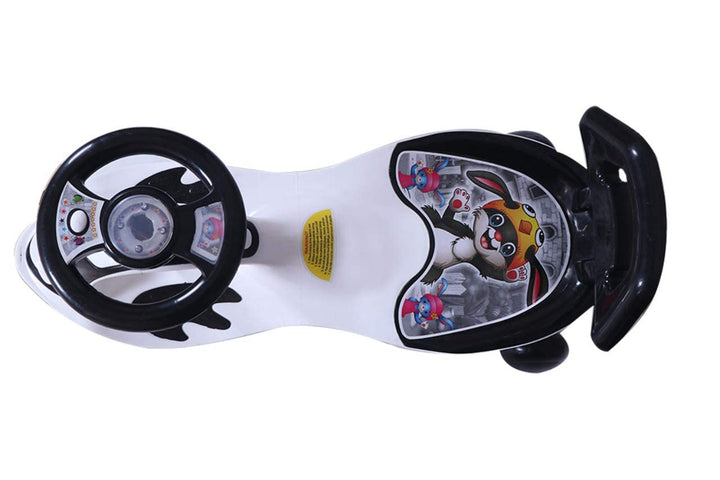 Webby Free Wheel Panda Magic Car Toy with Back Rest for Kids