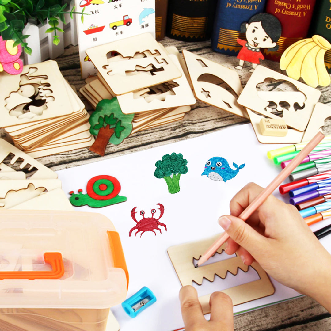 Webby Creative Drawing Wooden Kit