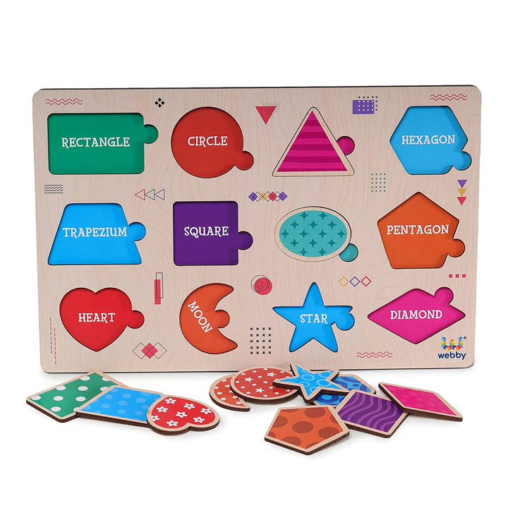 Webby 12x8 Wooden Board Finger Puzzle