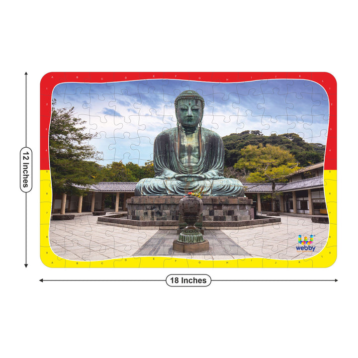 Webby The Great Buddha Wooden Jigsaw Puzzle, 108 Pieces
