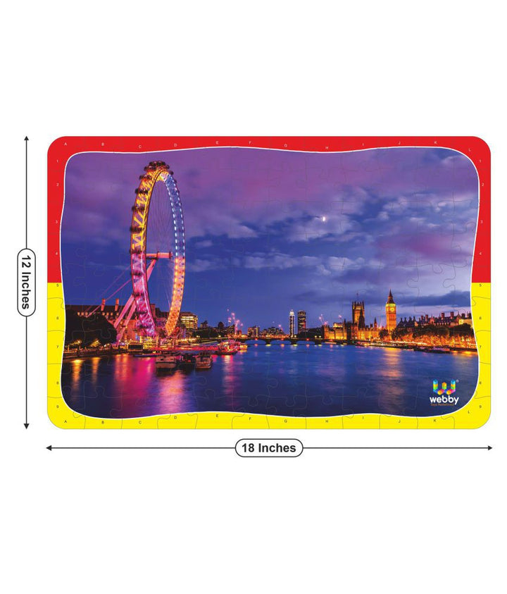 Webby London Eye Jigsaw Puzzle, 108 Pieces