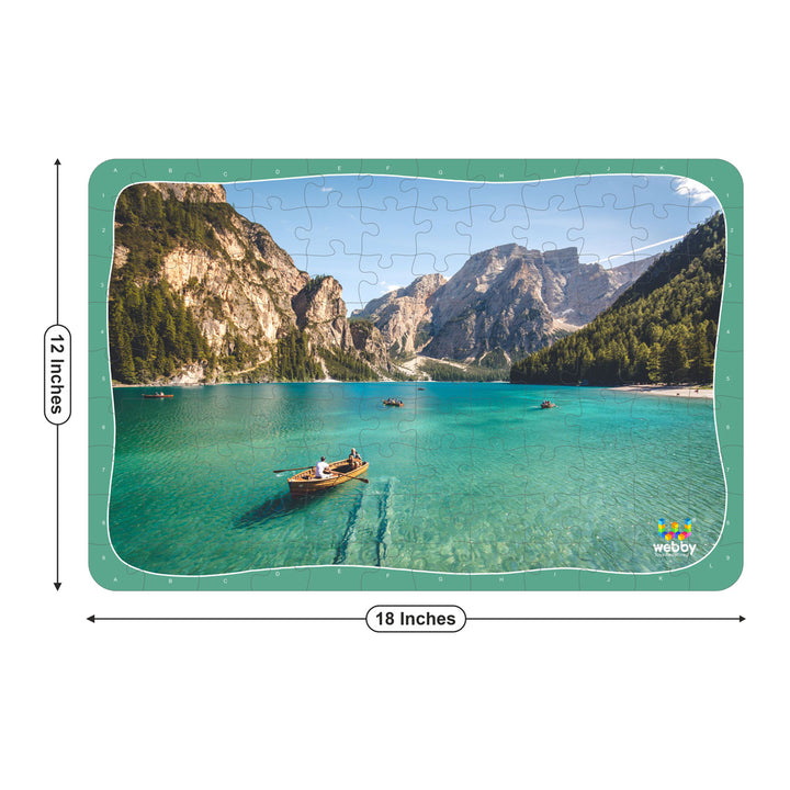 Webby Boating Wooden Jigsaw Puzzle, 108 Pieces