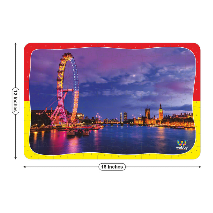Webby London Eye Jigsaw Puzzle, 108 Pieces
