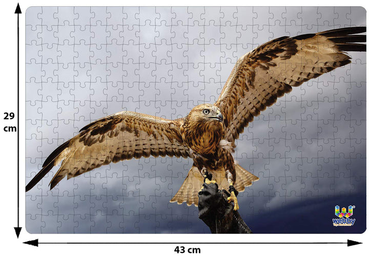 Webby Falcon with Spread Wings Wooden Jigsaw Puzzle, 252 pieces
