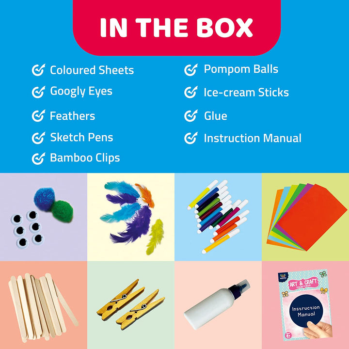 Webby DIY Art and Craft Fan Craft Activity Kit