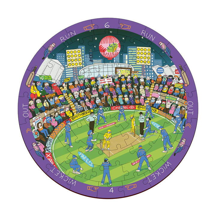 Webby Wooden Jigsaw Puzzles for Kids, 60 Pcs