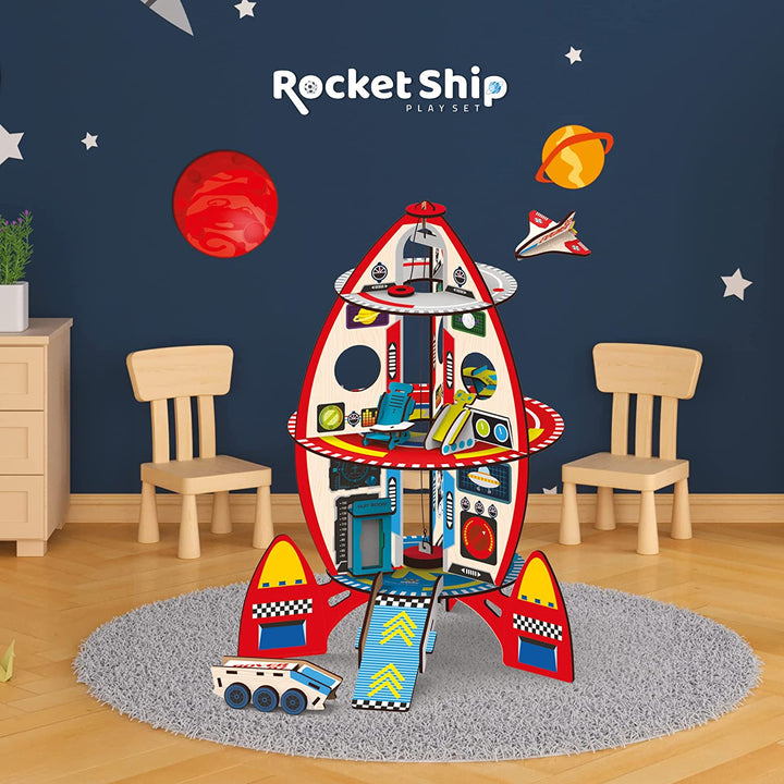 Webby DIY Rocket Spaceship Playset Doll House