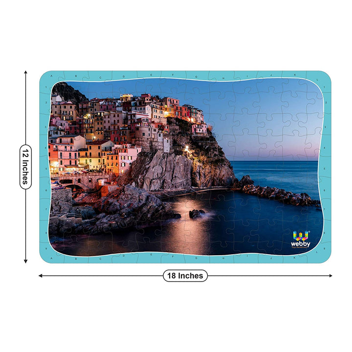 Webby Cinque Terre Jigsaw Puzzle, 108 Pieces