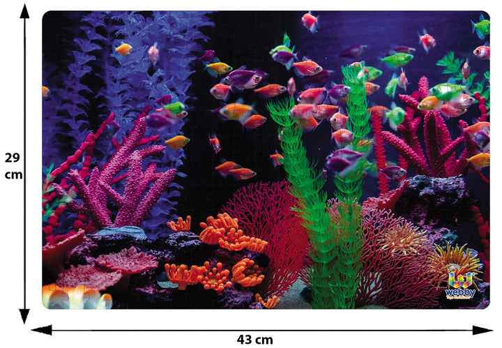 Webby Aquarium Fishes Jigsaw Puzzle, 252 pieces