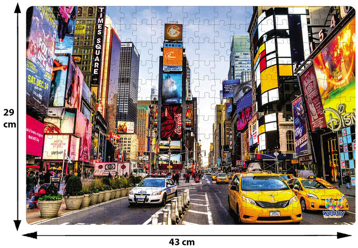 Webby Times Square, New York Jigsaw Puzzle, 252 pieces