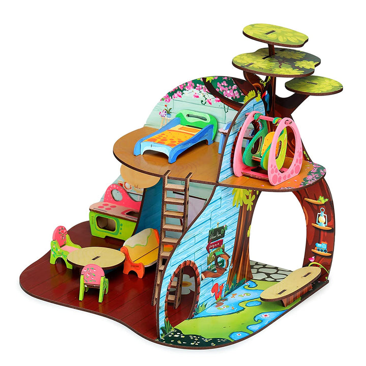 Webby Tree Troopers A Forest Hideout All Side Play Doll House