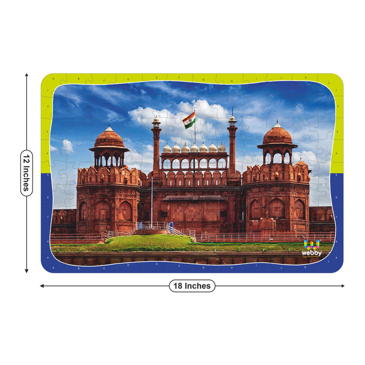 Webby Red Fort Wooden Jigsaw Puzzle, 108 Pieces