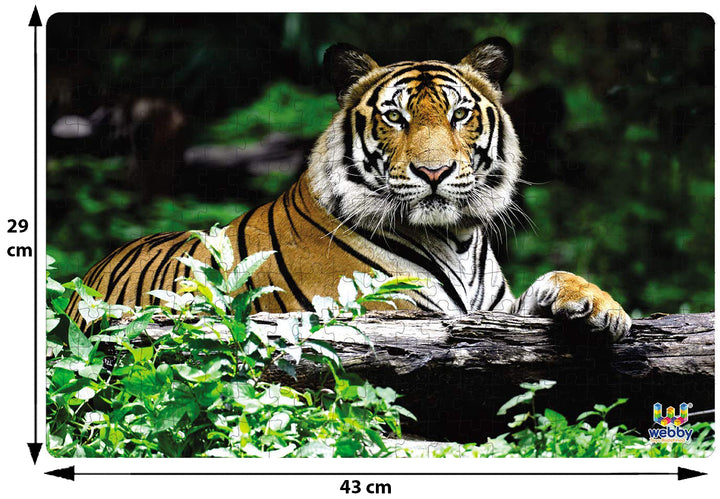 Webby Indian Bengal Tiger Jigsaw Puzzle, 252 pieces