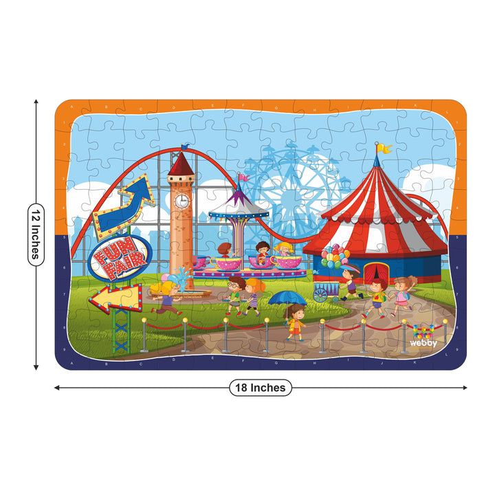 Webby Fun Fair Jigsaw Puzzle, 108 Pieces