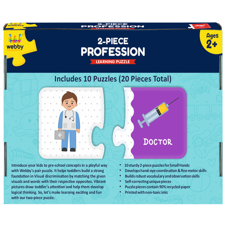 Webby 2 Pieces Learning Pack Jigsaw Puzzle