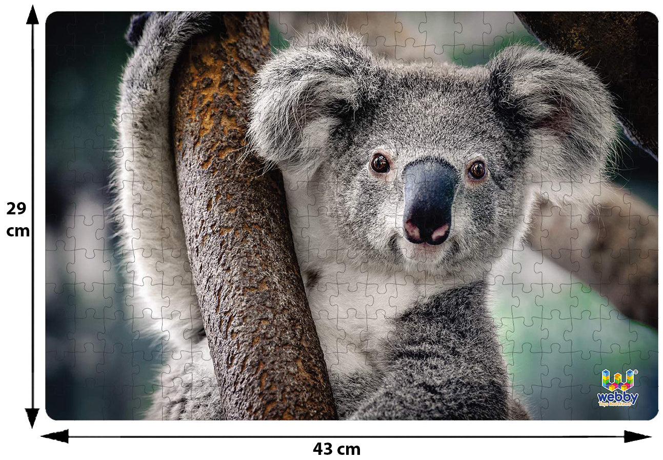 Webby Koala on a Tree Wooden Jigsaw Puzzle, 252 pieces