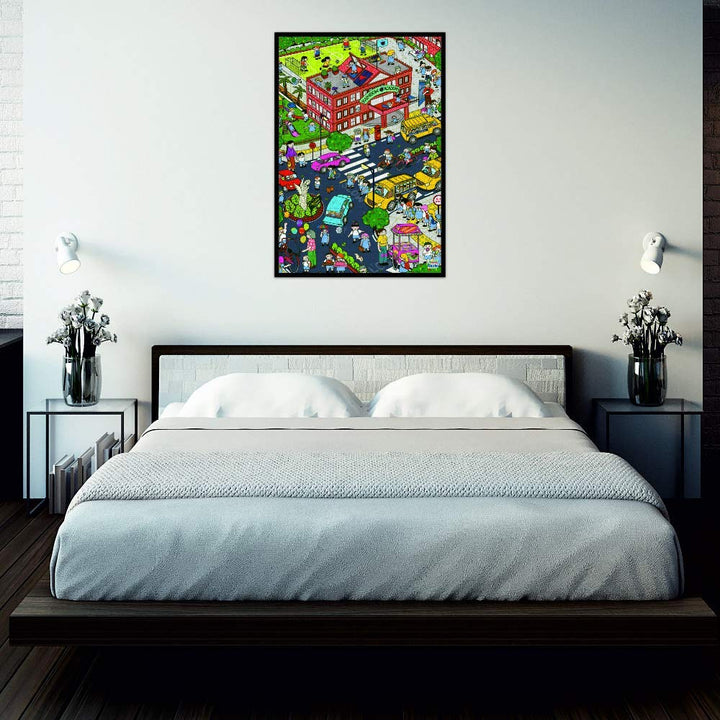 Webby After School Illustration Jigsaw Puzzle, 1000 Pieces