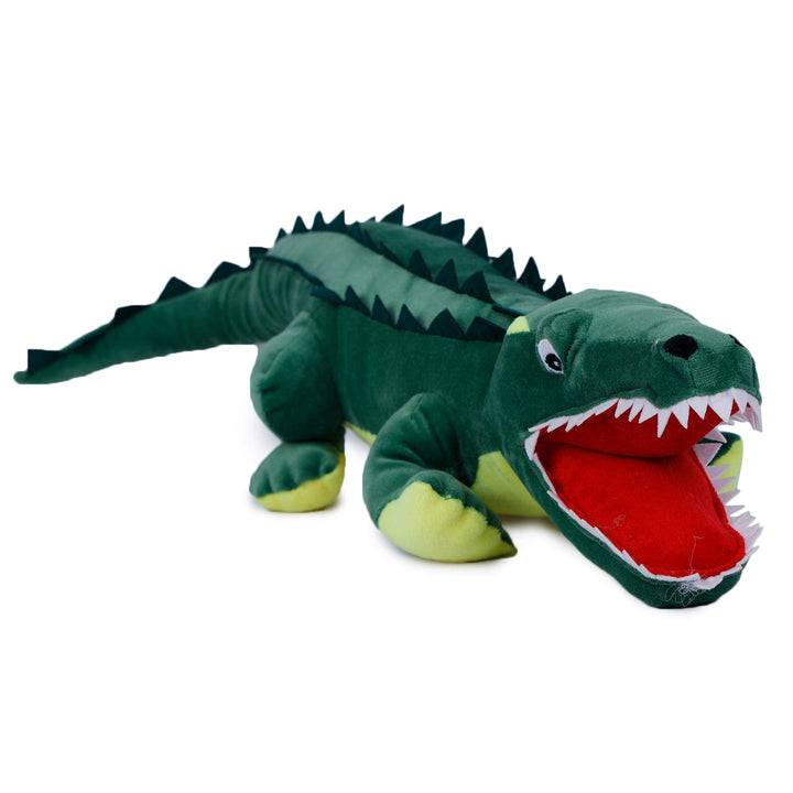 Webby Soft Crocodile with Open Mouth Stuffed Animal Plush Toy, Size - 72 cm