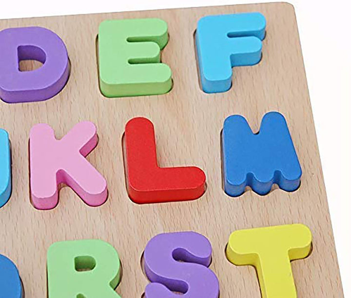 Webby Wooden Capital Alphabets Letters Learning Educational Puzzle Toy for Kids