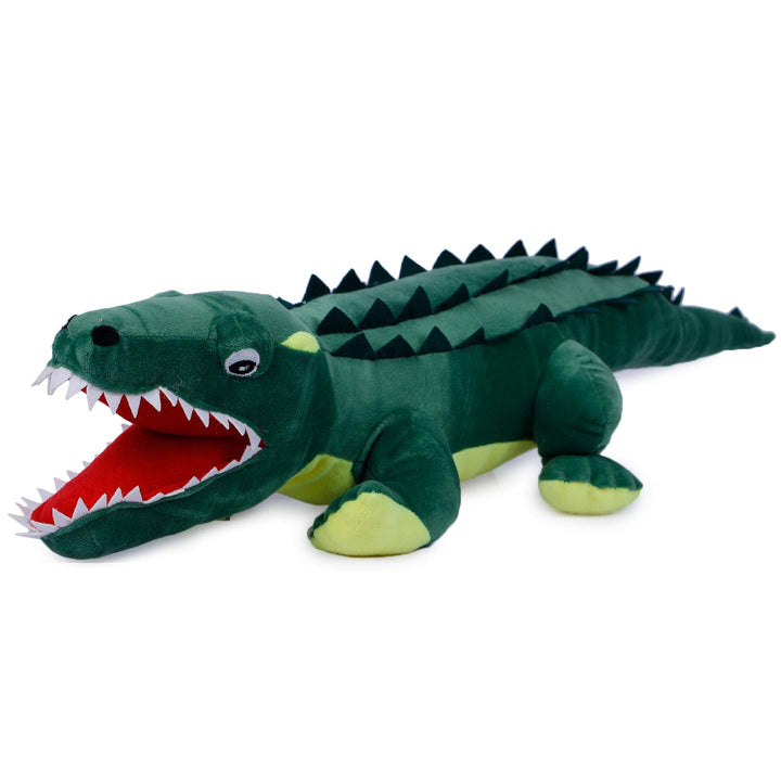 Webby Soft Crocodile with Open Mouth Stuffed Animal Plush Toy, Size - 72 cm