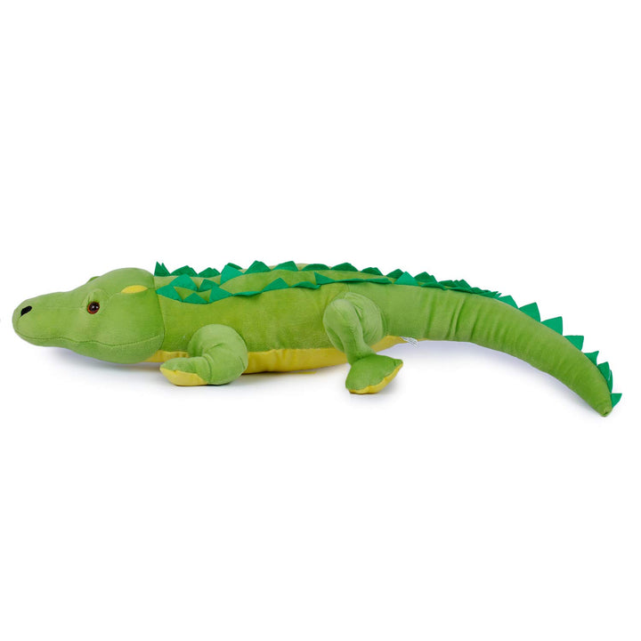 Webby Soft Crocodile with Close Mouth Stuffed Animal Plush Toy, Size - 72 cm