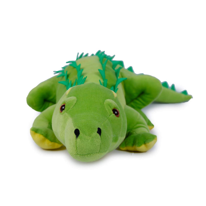 Webby Soft Crocodile with Close Mouth Stuffed Animal Plush Toy, Size - 72 cm