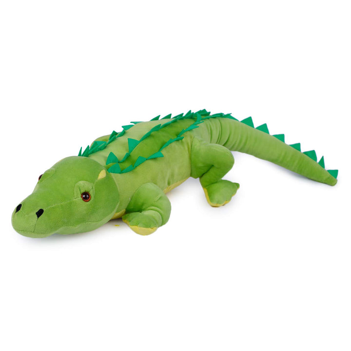 Webby Soft Crocodile with Close Mouth Stuffed Animal Plush Toy, Size - 72 cm