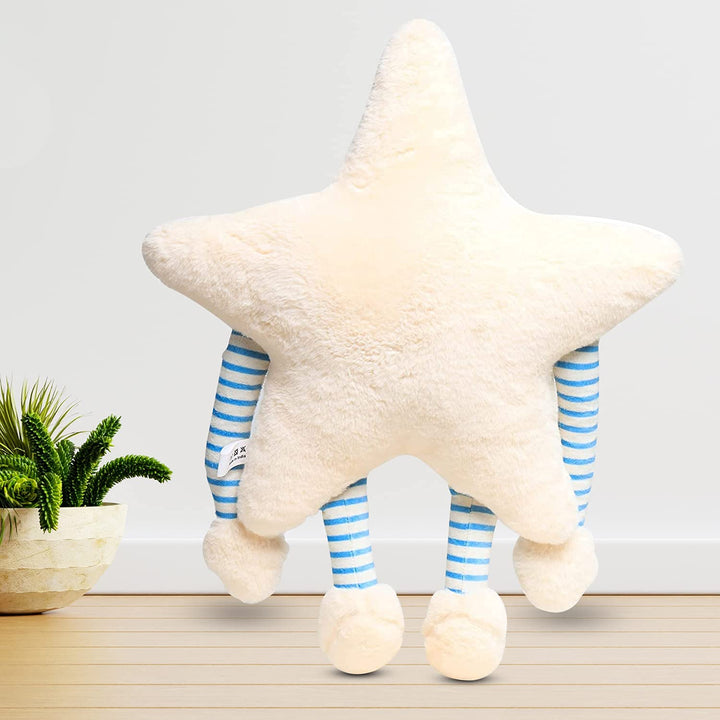 Webby Plush Star Soft Pillow with Arm & Leg