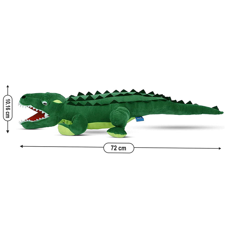 Webby Soft Crocodile with Open Mouth Stuffed Animal Plush Toy, Size - 72 cm