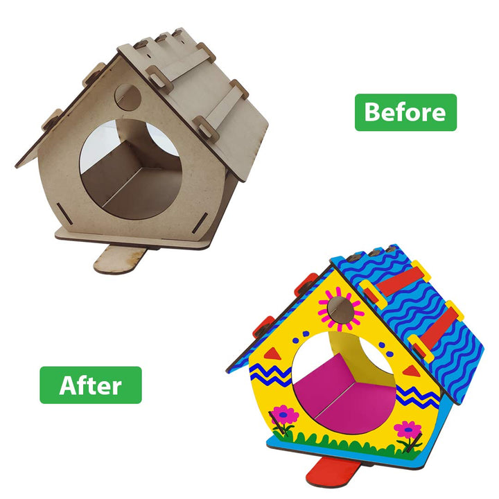 Webby DIY Wooden Build & Paint Beautiful Bird House