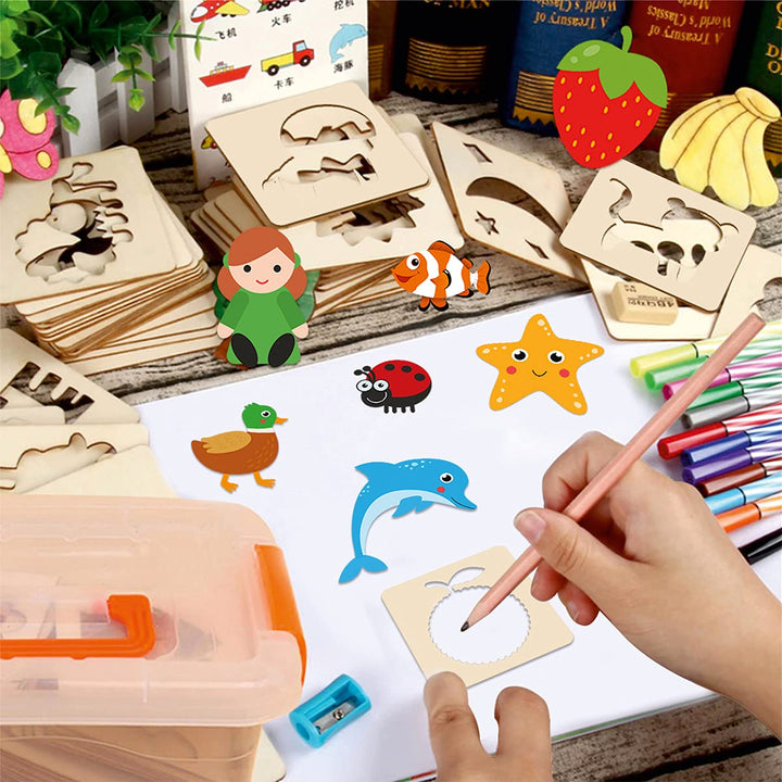 Webby Creative Drawing Wooden Kit