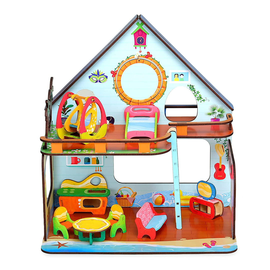 Webby Beachvilla The Weekend Escape Wooden Doll House