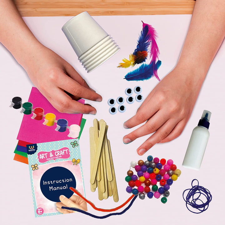 Webby DIY Art and Craft Puppet Show Activity Kit