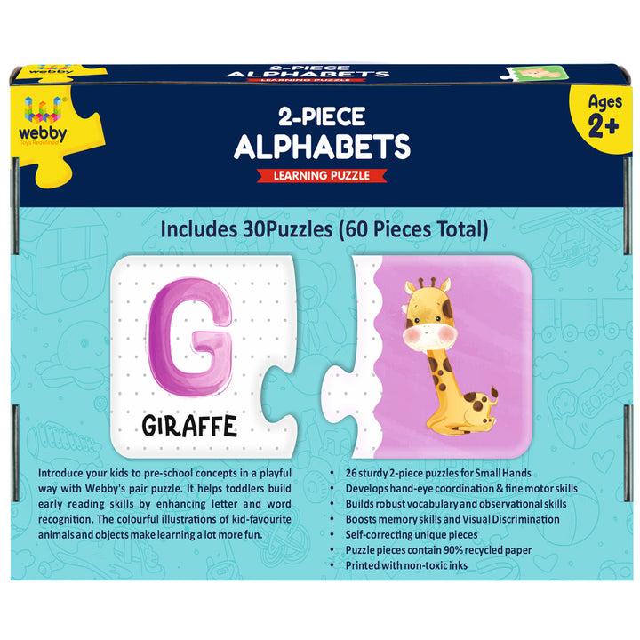 Webby 2 Pieces Learning Pack Jigsaw Puzzle