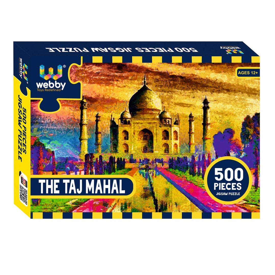 Webby The Taj Mahal Wooden Jigsaw Puzzle, 500 pieces