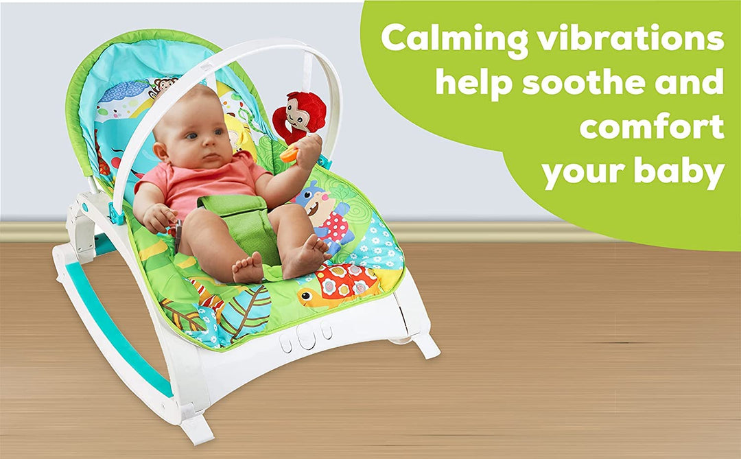 Webby Newborn to Toddler Portable Baby Rocker