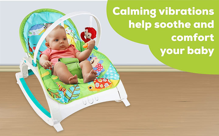 Webby Newborn to Toddler Portable Baby Rocker