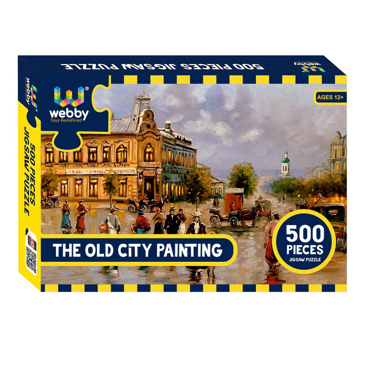 Webby The Old City Painting Wooden Jigsaw Puzzle, 500 pieces