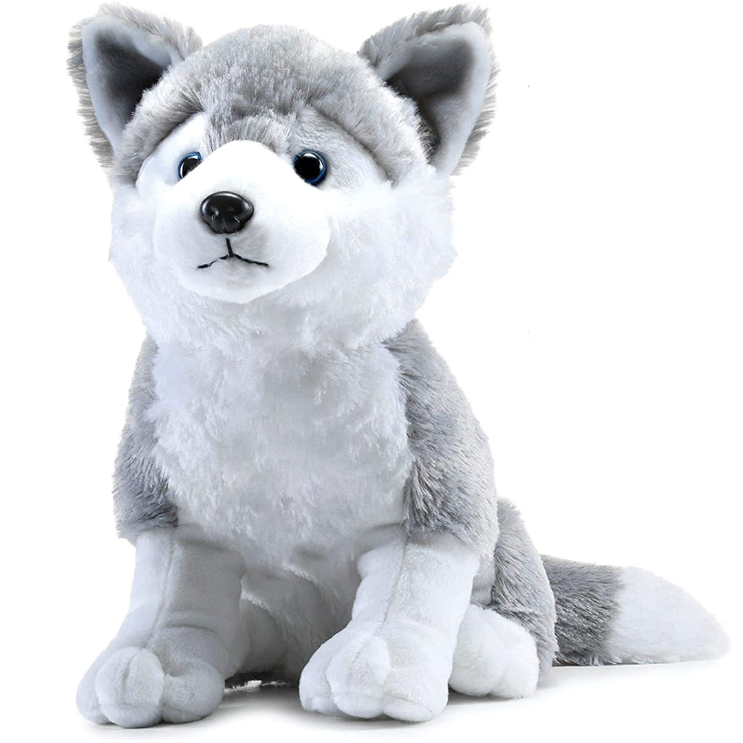 Webby Plush Husky Dog Stuffed Animal Puppy Soft Toy, 30CM