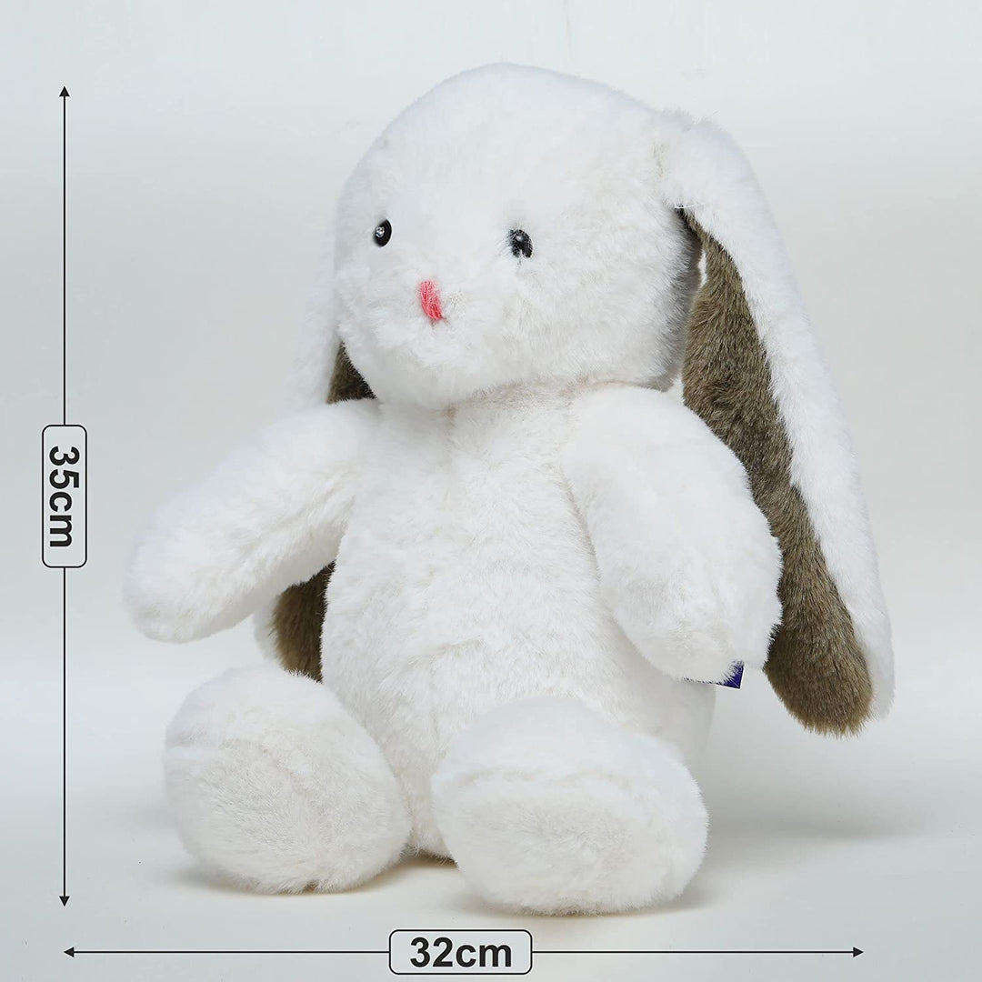 Webby Plush Adorable Bunny Soft Toys for Kids, 35 CM (White)