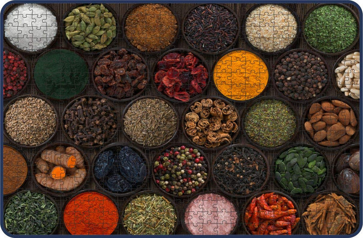 Webby Abstract Spices Wooden Jigsaw Puzzle, 500 pieces