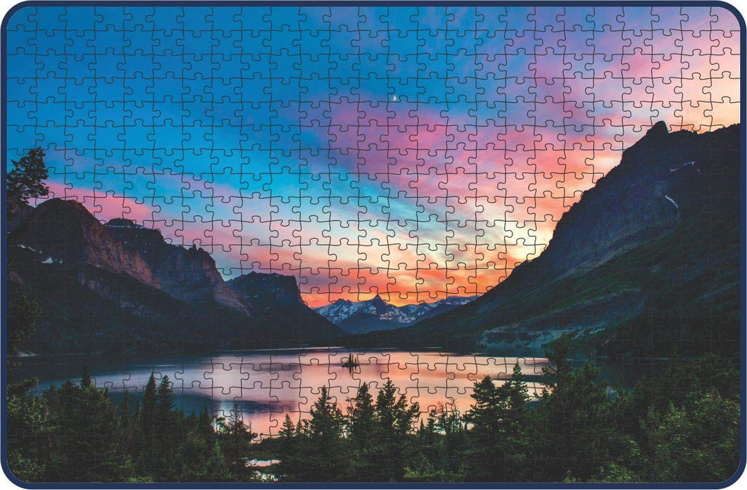 Webby Glacier National Park Wooden Jigsaw Puzzle, 500 pieces