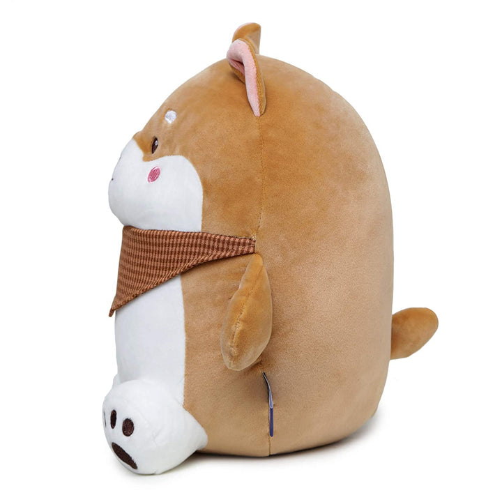 Webby Soft Animal Plush Dog Toy, Multicolor 30cm