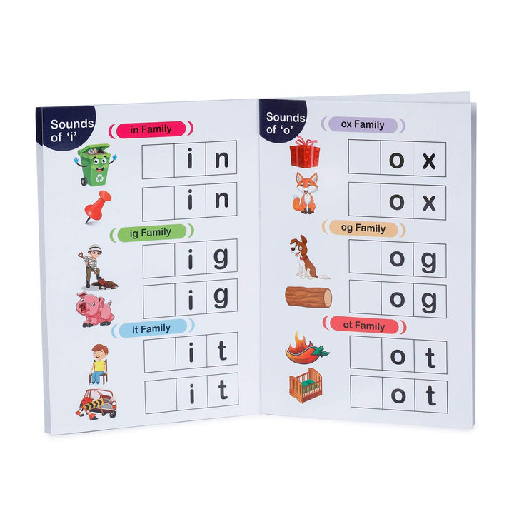 Webby Learn Words with Vowels Jigsaw Puzzle with Activity Book, 90 Pcs
